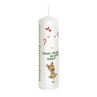 Weihnachtskerze Elch Weihnachtskerze Elch